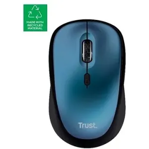 TRUST YVI+ Wireless Mouse ECO certified – BLUE/modrá