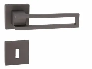 Kľučka na dvere TI - BURACO 3 - HR 3036Q GRM - grafit matný (141) | MP-KOVANIA.sk #4109086