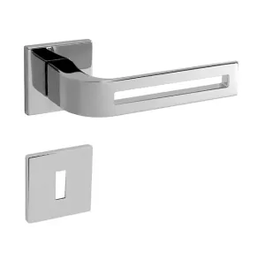 Kľučka na dvere TI - CINTO 2 - HR 3044Q 5S CHL - chróm lesklý (03) | MP-KOVANIA.sk