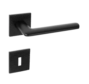 Kľučka na dvere TI - ELIPTICA - HR 4165Q 5S T1 CIM - čierna matná (153) | MP-KOVANIA.sk