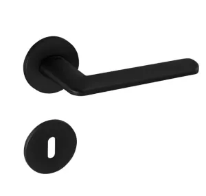 Kľučka na dvere TI - ELIPTICA - R 3098 5S CIM - čierna matná (153) | MP-KOVANIA.sk #4111918
