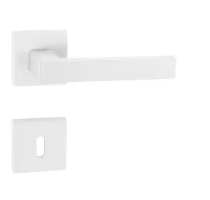 Kľučka na dvere TI - SQUARE - HR 2275Q BIM - biela matná (152) | MP-KOVANIA.sk #4109018