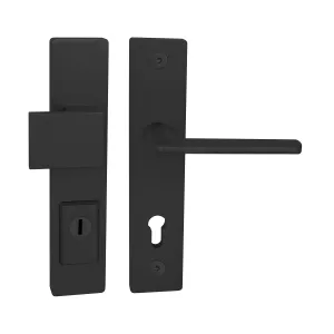 Bezpečnostné kovanie TI - FORTE PLUS 3214/ELIPTICA 3098 - SH, hrúbka dverí 104-110 mm CIM - čierna matná (153) | MP-KOVANIA.sk
