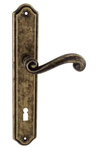 Kľučka na dvere TI - CARLA - SO 704 BRA - bronz antik (46) | MP-KOVANIA.sk