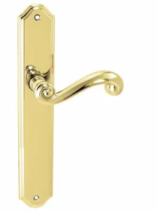Kľučka na dvere TI - CARLA - SO 704 ZLL - zlatá lesklá (01) | MP-KOVANIA.sk