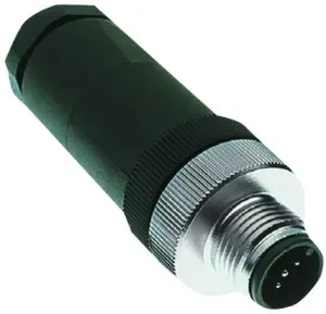 Turck Bs 8141-0/pg9/label* Sensor Connector, M12, Plug, 4Pos, Cable