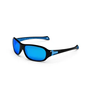 Turistické slnečné okuliare mh t500 pre deti (6-10 rokov) kategória 4 modré ČIERNA bez veľkosti