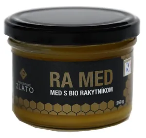 Tvrdošovské Zlato Ra Med - Med s BIO rakytníkom pastovaný 250 g