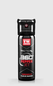 Obranný sprej Tactical Pepper - Jet TW1000® / 45 ml (Farba: Čierna)