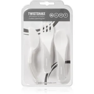 Twistshake Learn Cutlery príbor White 6 m+ 3 ks