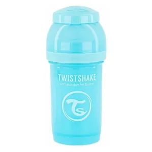 TWISTSHAKE Dojčenská fľaša Anti-Colic 180 ml pastelovo modrá, s cumlíkom Small (0+m) 1x1 ks