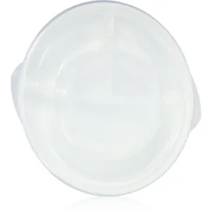 Twistshake Divided Plate delený tanier s viečkom White 6 m+ 1 ks