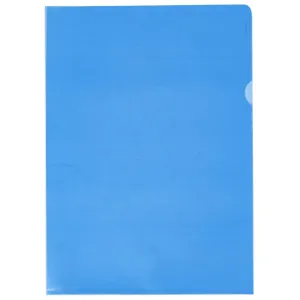 Obal L A4 priesvitný, matný modrý