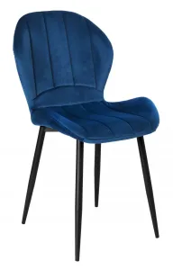 Čalúnená stolička SHELBY námornícka modrá