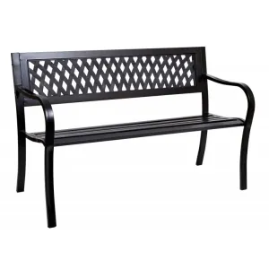 Záhradná kovová lavička Rombo #1599706