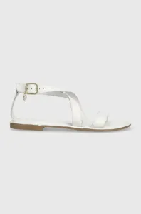 Kožené sandále U.S. Polo Assn. LINDA dámske, biela farba, LINDA001D #8835601