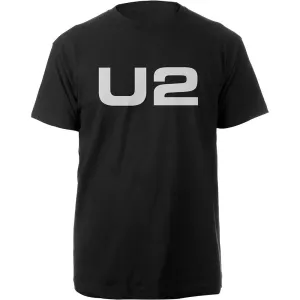 U2 Tričko Logo S Čierna