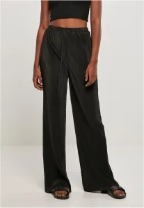 Urban Classics Ladies Plisse Pants black - 5XL