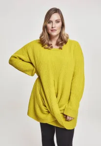 Urban Classics Ladies Wrapped Sweater lemonmustard - M