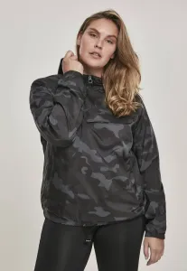 Urban Classics Ladies Camo Pull Over Jacket darkcamo - L