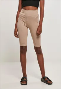 Urban Classics Ladies Organic Stretch Jersey Cycle Shorts softtaupe - XS