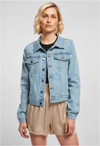Urban Classics Ladies Organic Denim Jacket clearblue bleached - XS