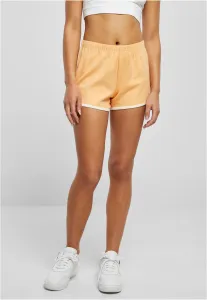 Women's Organic Interlock Retro Hotpants Paleo Orange/White Sand #8487900