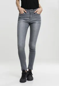 Urban Classics Ladies Skinny Denim Pants grey - 26
