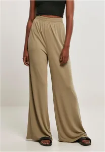 Urban Classics Ladies Modal Wide Leg Pants khaki - XS