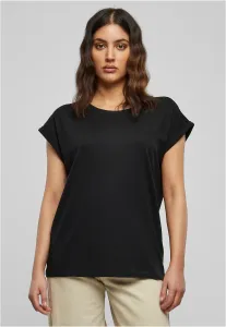 Urban Classics Ladies Extended Shoulder Tee 2-Pack black+black - XL