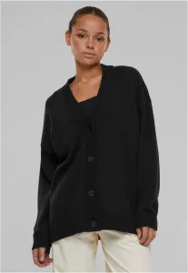 Women's large oversized cardigan black