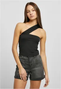 Women's one-strap top in black