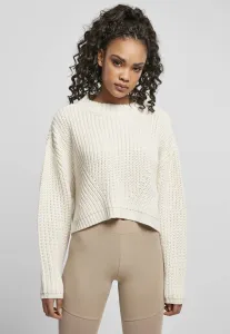 Urban Classics Ladies Wide Oversize Sweater whitesand - M