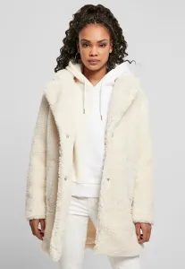 Urban Classics Ladies Oversized Sherpa Coat whitesand - S