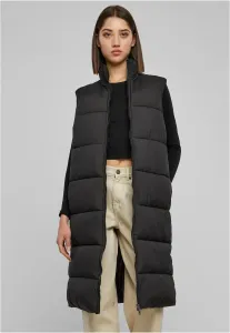 Women's long vest black #8487553