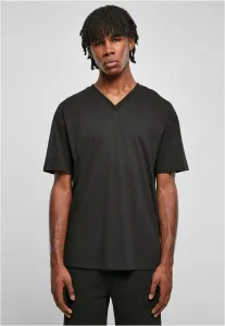 Eco-friendly oversized V-neck T-shirt black #8456706
