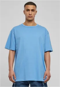 Organické basic tričko horizontálne modré