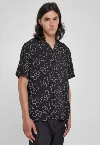 Urban Classics Viscose AOP Resort Shirt blackflower - 4XL