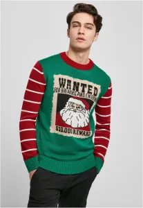 Urban Classics Wanted Christmas Sweater x-masgreen/white - 4XL