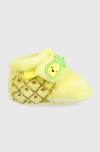 Topánky pre bábätká UGG žltá farba #8177145