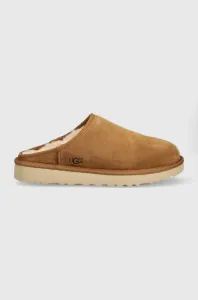 Semišové papuče UGG M Classic Slip-on hnedá farba #7718452