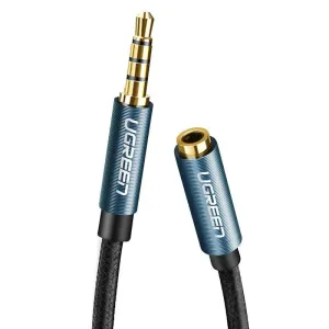 Ugreen AV118 predlžovací audio kábel 3.5mm mini jack F/M, modrý
