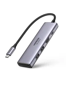 Ugreen CM511 HUB adaptér USB-C - 2x USB / HDMI / USB-C PD 100W, sivý (60384 CM511)