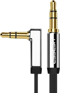 Ugreen Flat audio kábel 3,5mm mini jack 5m, strieborný (10729)