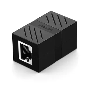 Ugreen NW114 spojka na predlženie Ethernet RJ45, čierny (20390)