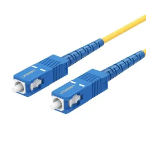 UGREEN NW131 Fiber SC/UPC Cable patchcord simplex 3m (blue&yellow)