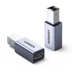 UGREEN USB2.0 USB-C/F to USB2.0 B/M Adapter Aluminum Case