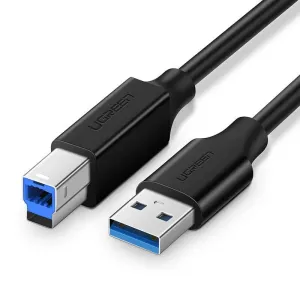 Kábel do tlačiarne USB 3.0 A-B Ugreen US210 - 1 m - Čierna KP26281