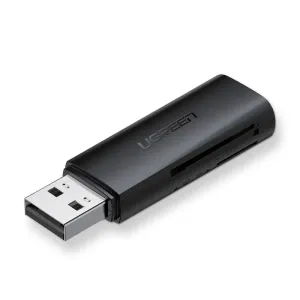 Ugreen CM264 USB čítačka pamäťových kariet TF/SD, čierna (60722)