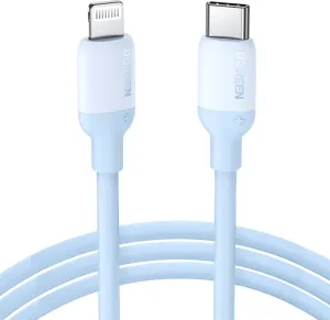 UGREEN US387 fast charging cable USB Type C - Lightning (MFI certified) chip C94 Power Delivery 1m blue
